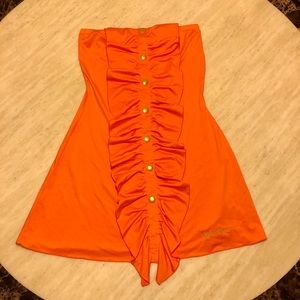 New Apple Bottoms Orange Tube Dress Size M